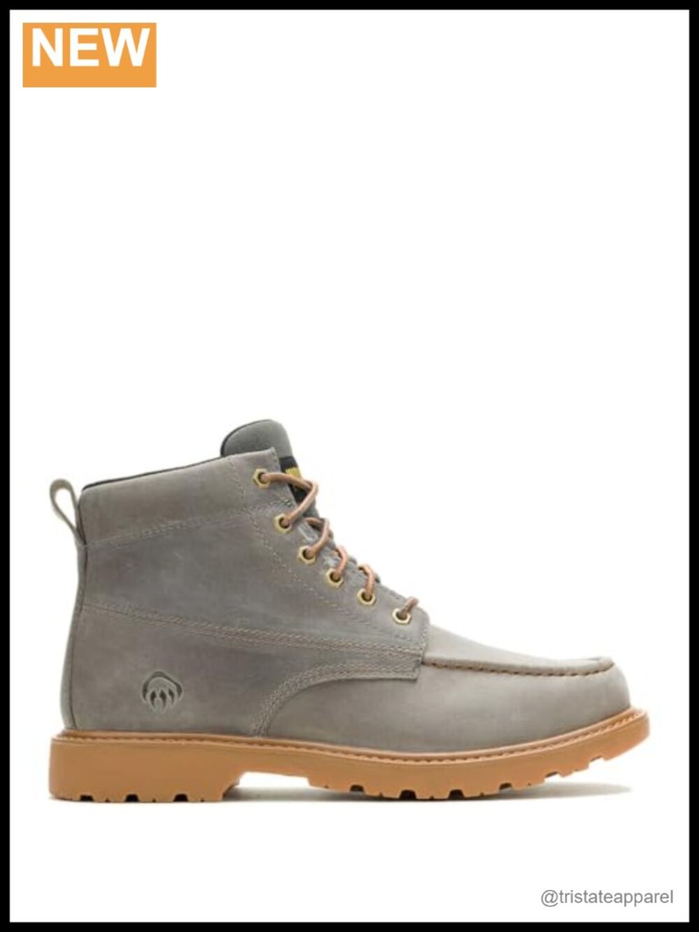 Wolverine Floorhand Moc-Toe 6" Leather Work Boot Lace-Up